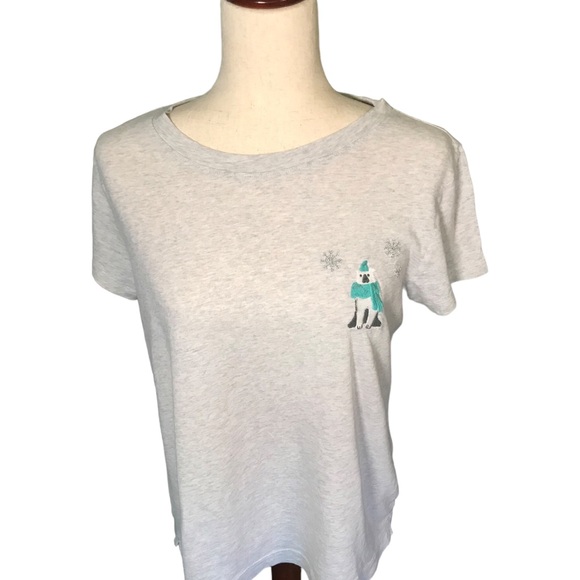 LOFT Everyday Crew Neck Polar Bear Tee - Picture 3 of 12